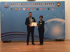 Leung Ka Hei received a Silver Award from the Hong Kong Police Force in recognition of his outstanding internship performance