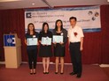 Three out standing IMSE students received IIE(HK) Scholarship Award of 2015