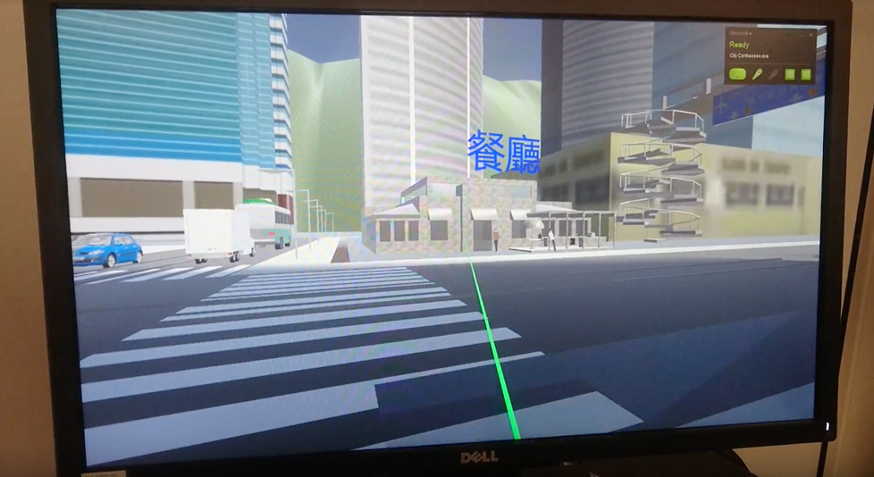 隊伍利用VR模擬社區真實場景